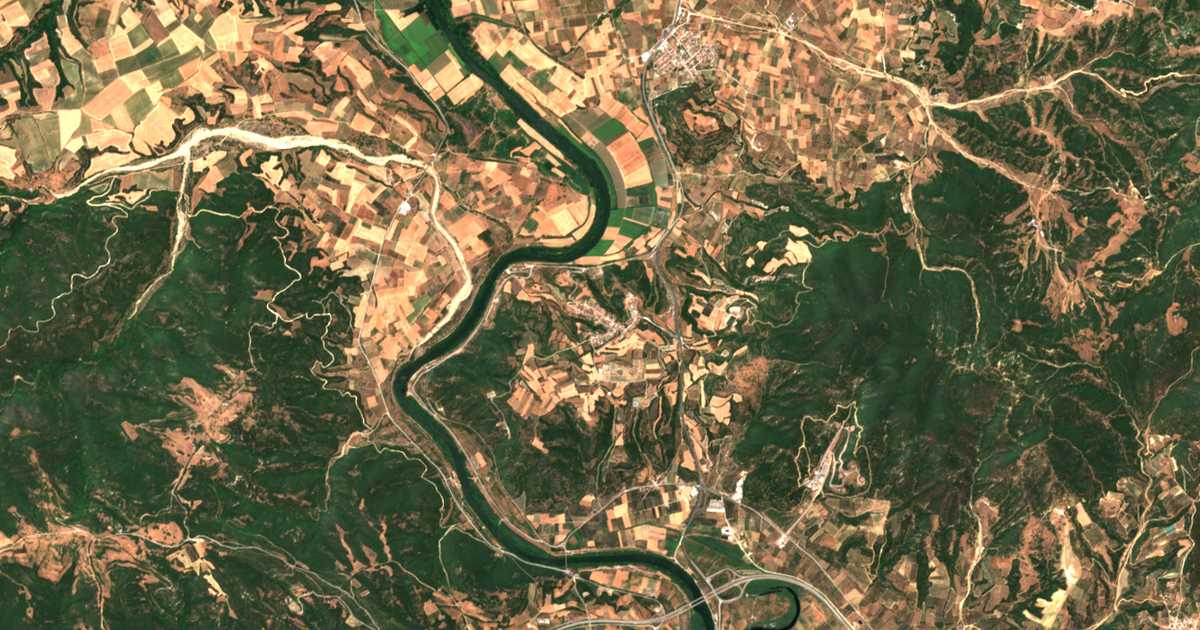 Carte satellite de Amfípolis