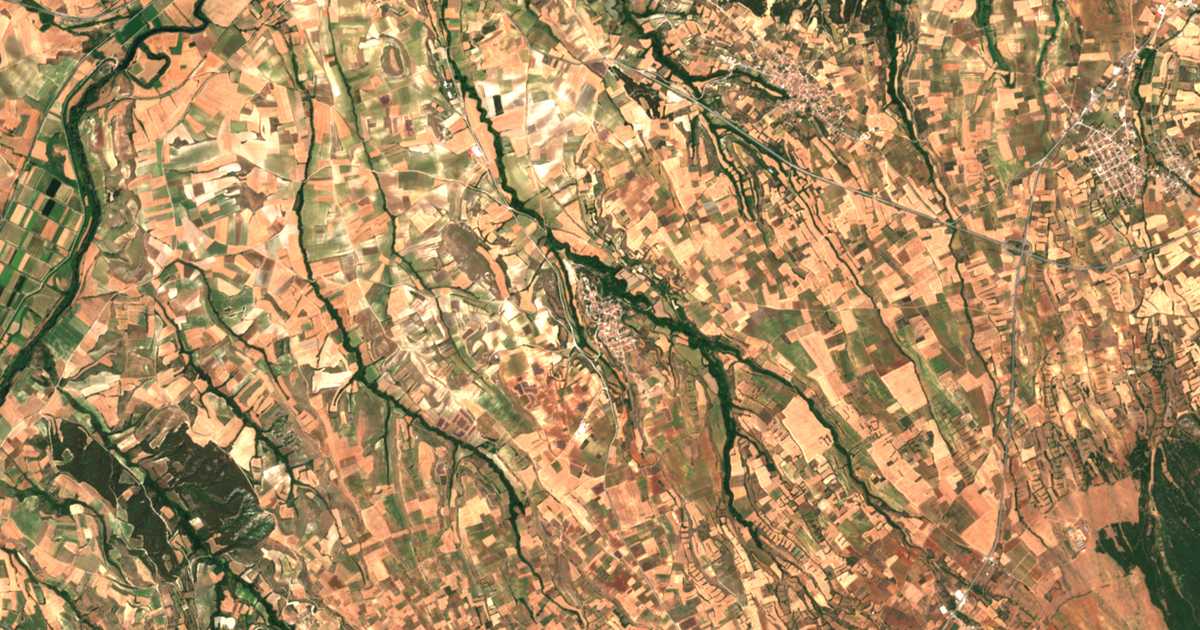Carte satellite de Angísta