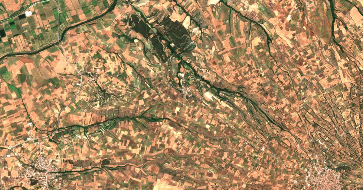 Carte satellite de Dómiros