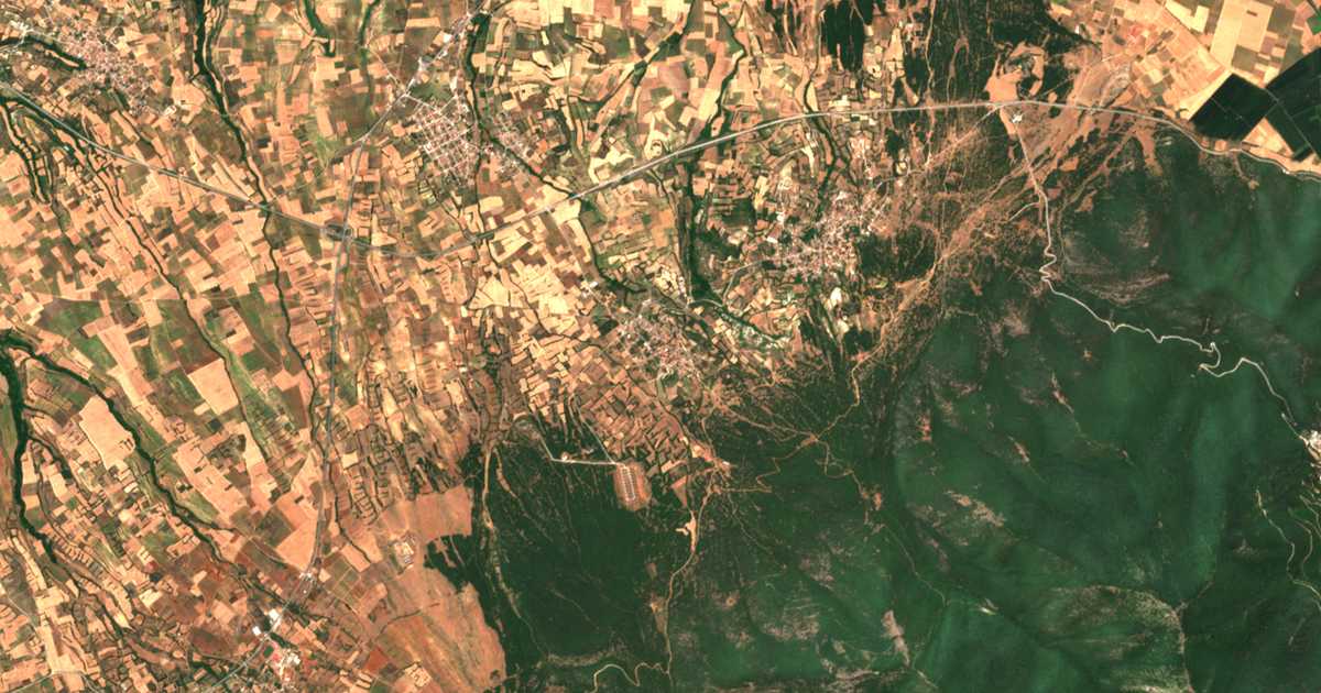 Carte satellite de Iliokómi
