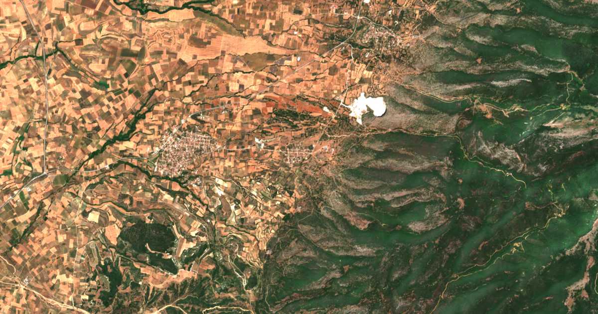 Carte satellite de Néa Fylí