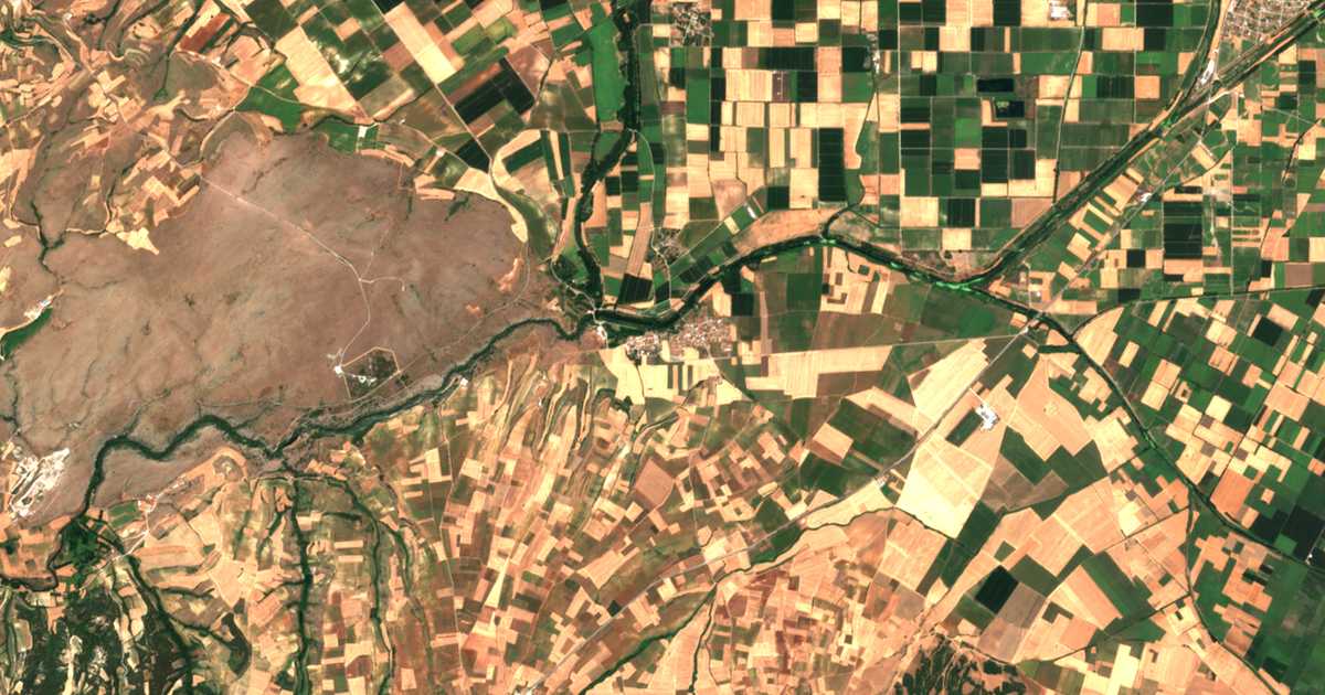 Carte satellite de Symvoli