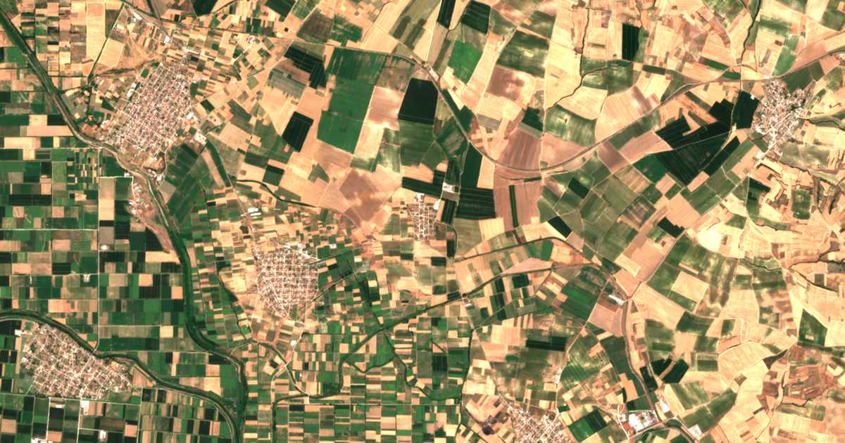 Carte satellite de Mesokómi