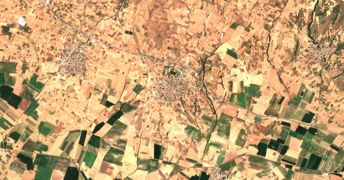 Carte satellite de Pentápolis