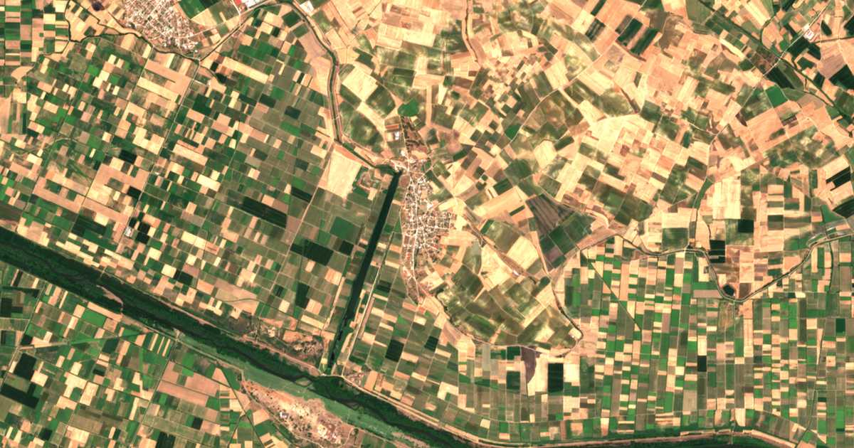 Carte satellite de Pethelinós