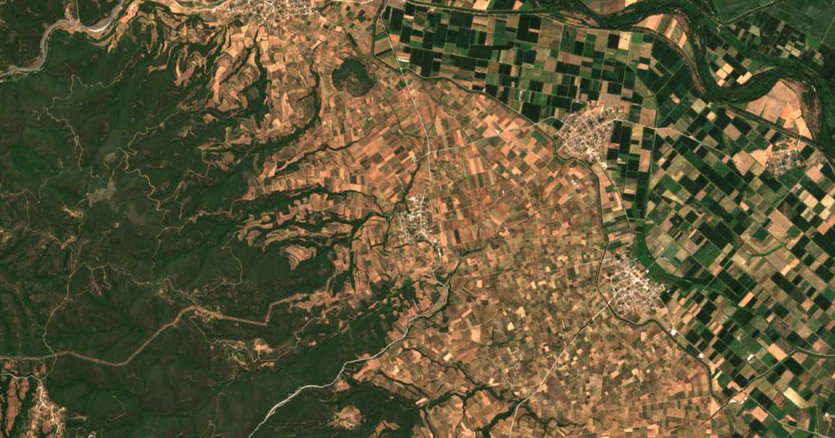 Carte satellite de Kalókastron