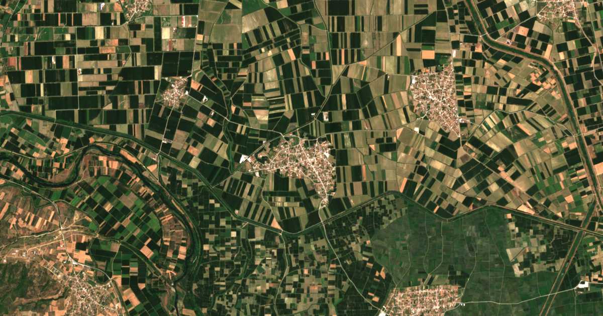 Carte satellite de Karperí