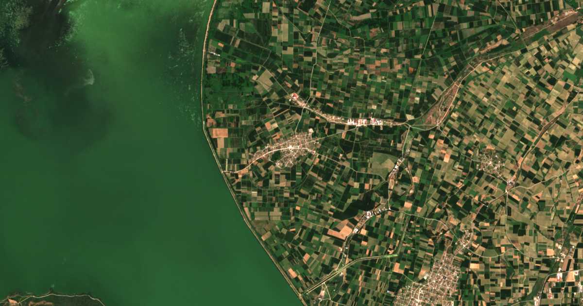 Carte satellite de Limnochórion