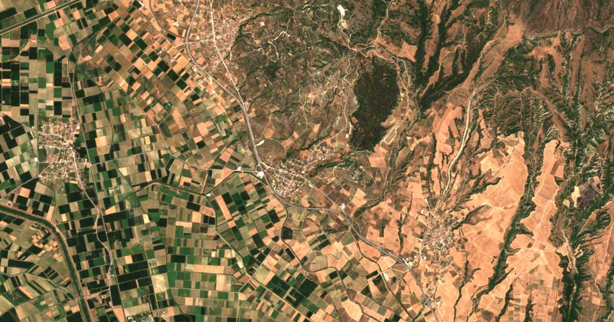 Carte satellite de Palaiókastron