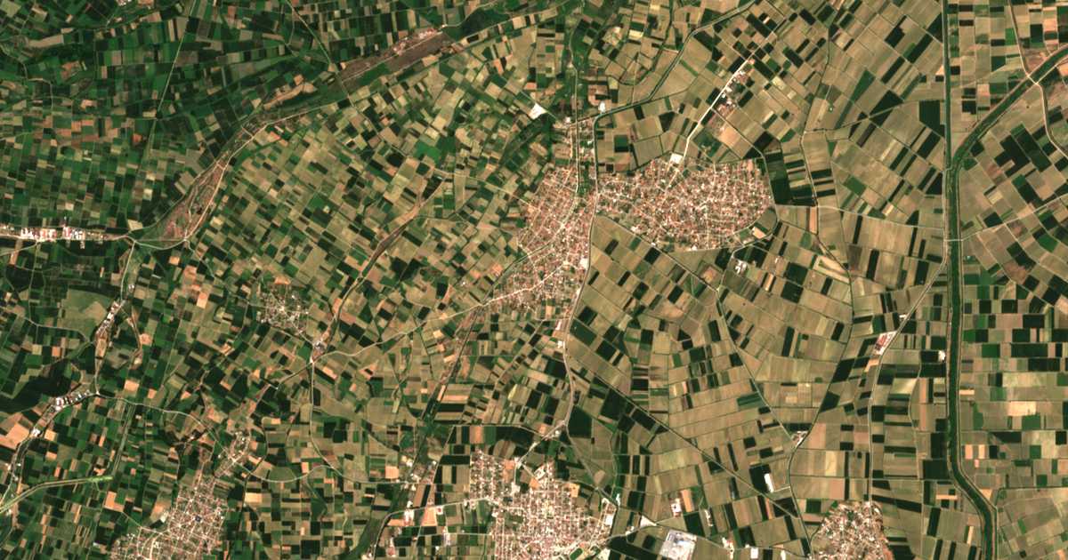 Carte satellite de Pontisménon