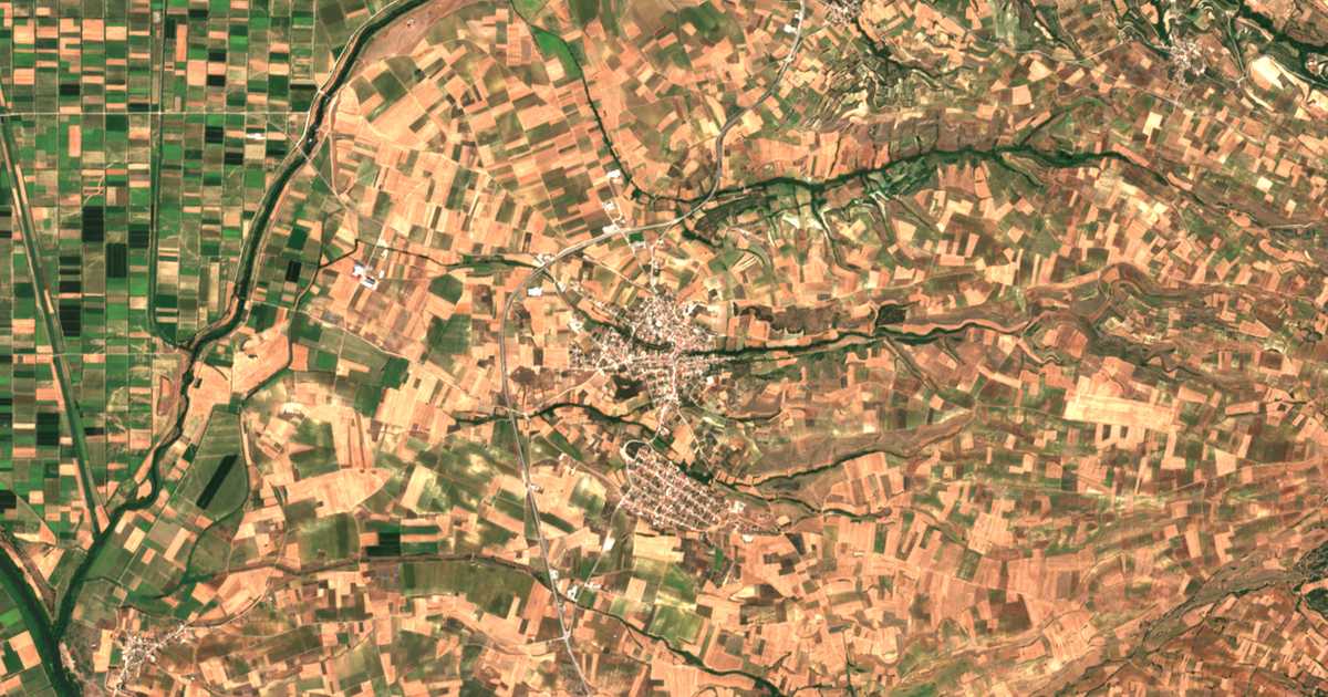 Carte satellite de Dravískos