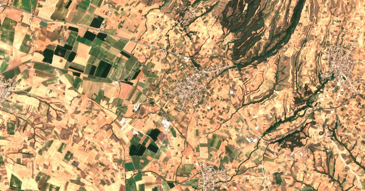 Carte satellite de Gázoros