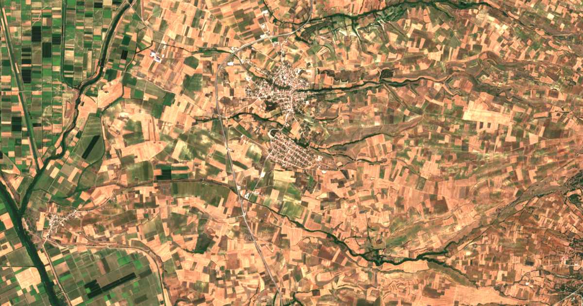 Carte satellite de Mavrólofos