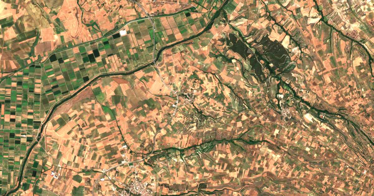 Carte satellite de Myrríni