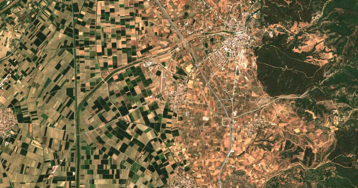 Carte satellite de Chorterón