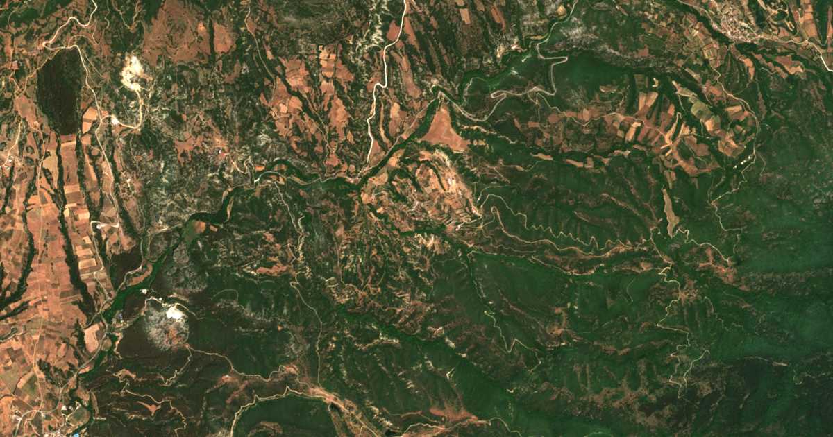 Carte satellite de Faiá Pétra