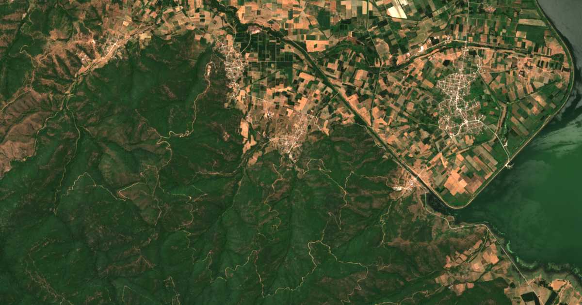 Carte satellite de Stavrodrómion