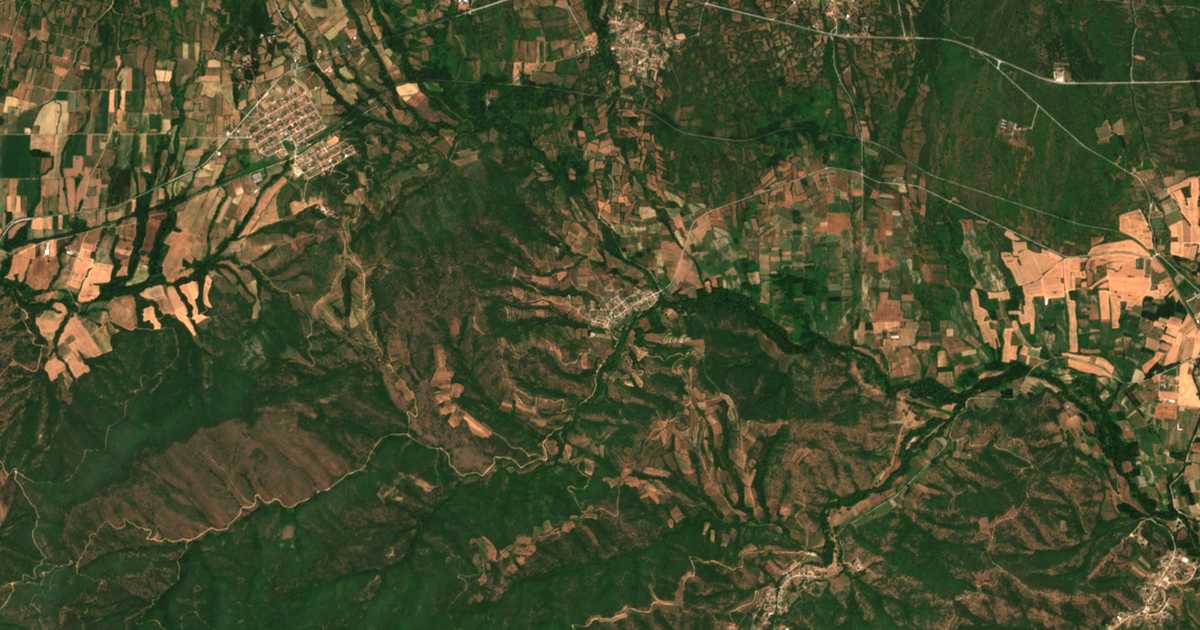 Carte satellite de Theodóreion