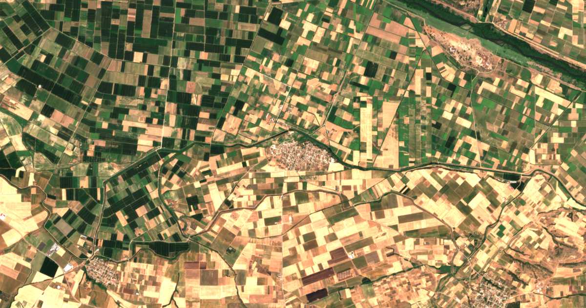Carte satellite de Achinós