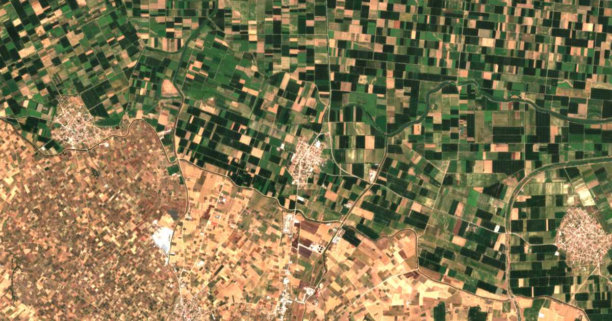 Carte satellite de Anthí