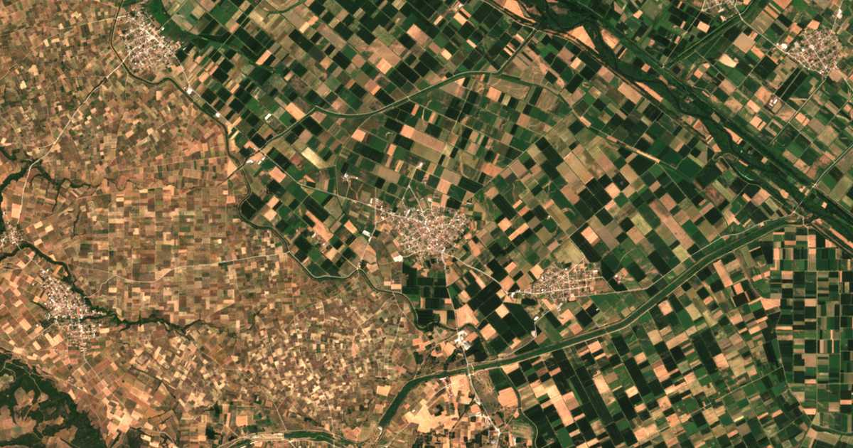 Carte satellite de Dimitrítsion