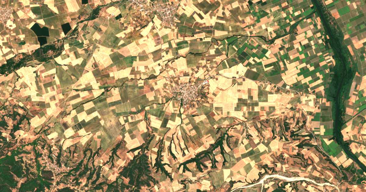 Carte satellite de Efkarpía