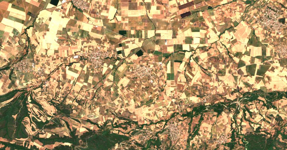 Carte satellite de Lefkótopos