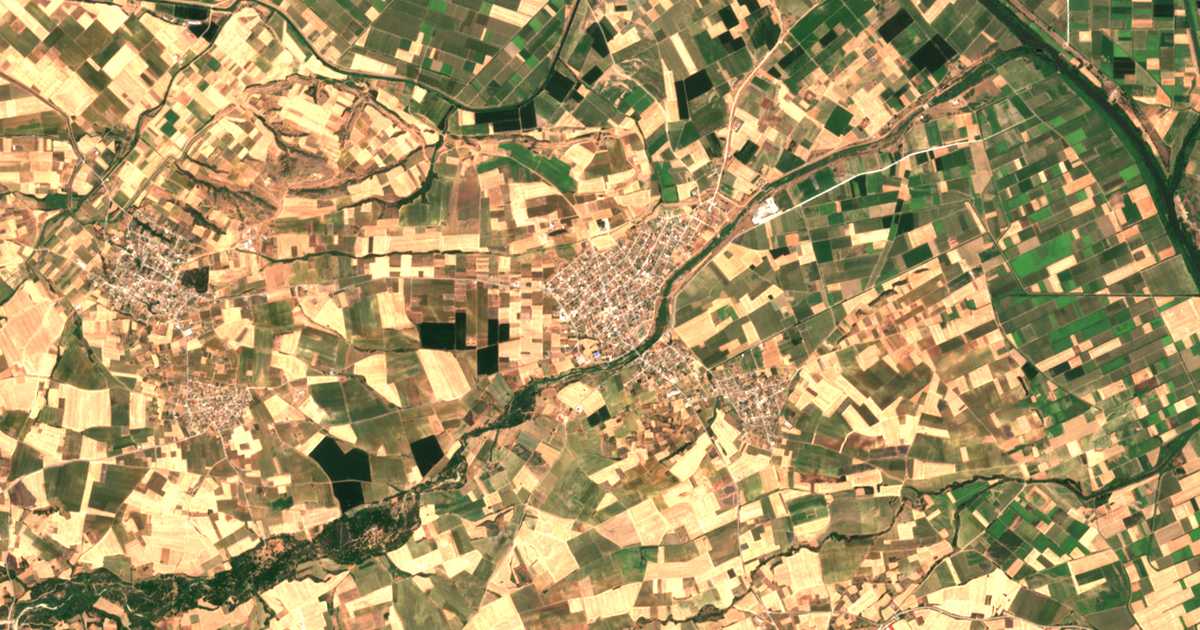 Carte satellite de Mavrothálassa