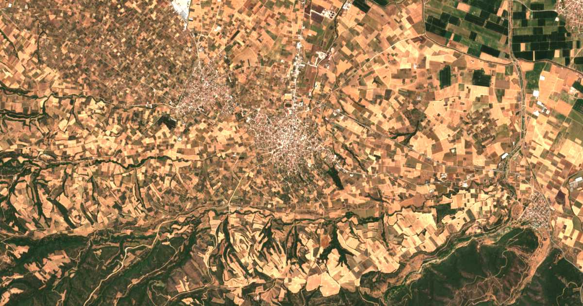 Carte satellite de Nigríta