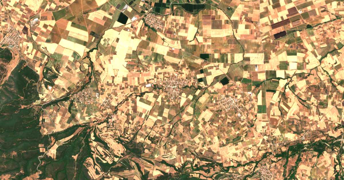 Carte satellite de Sitochórion