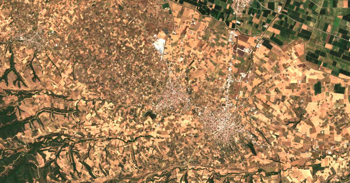 Carte satellite de Terpní