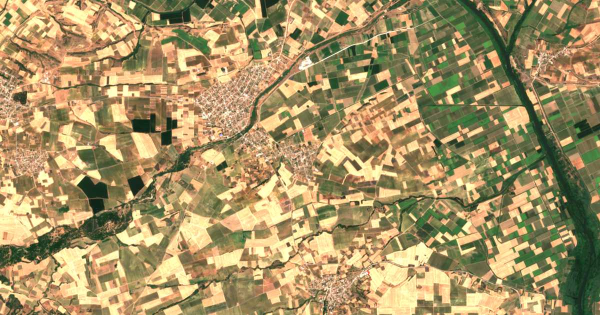 Carte satellite de Trágilos