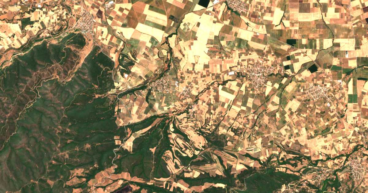 Carte satellite de Zervochórion