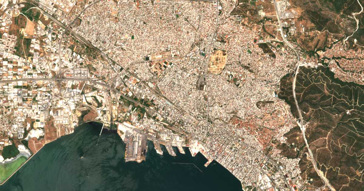 Carte satellite de Ambelókipi