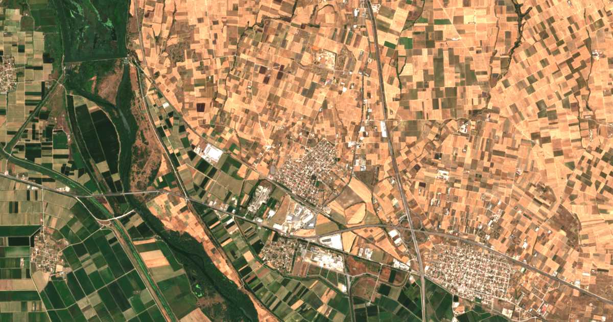 Carte satellite de Géfyra