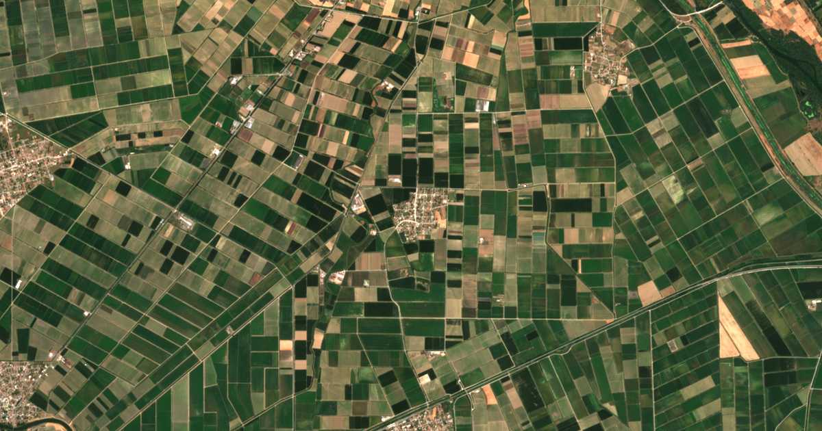 Carte satellite de Parthénion