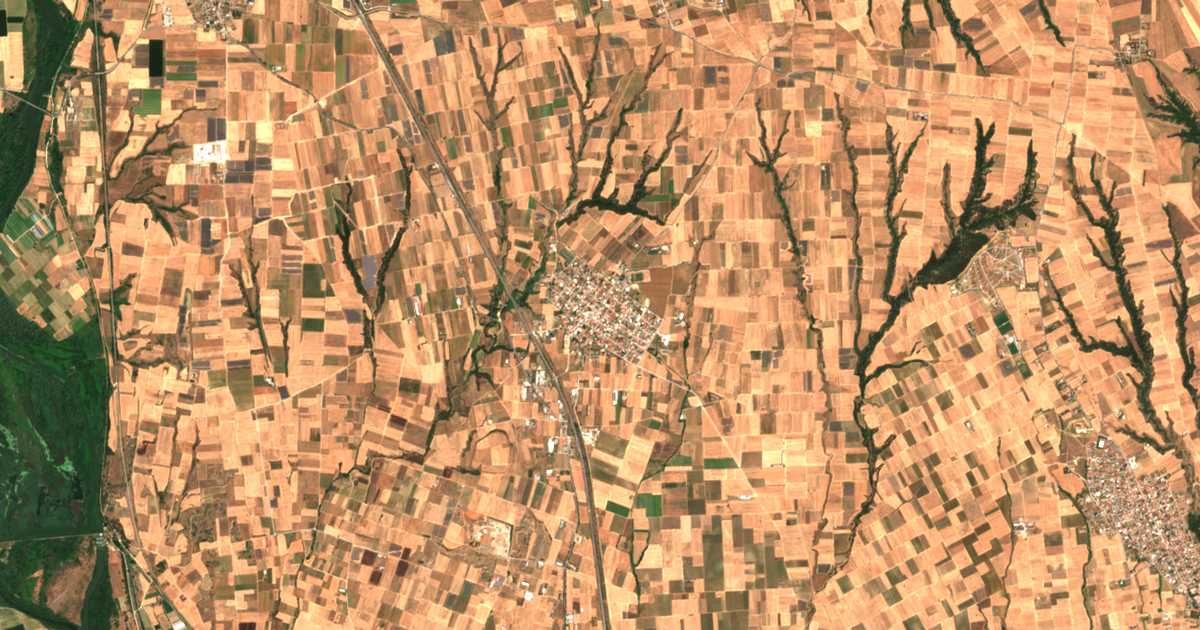 Carte satellite de Vathýlakkos