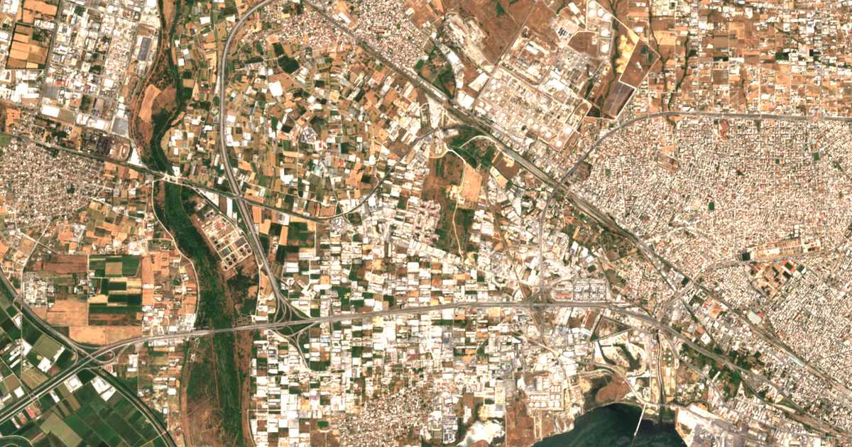 Carte satellite de Agía Sofía
