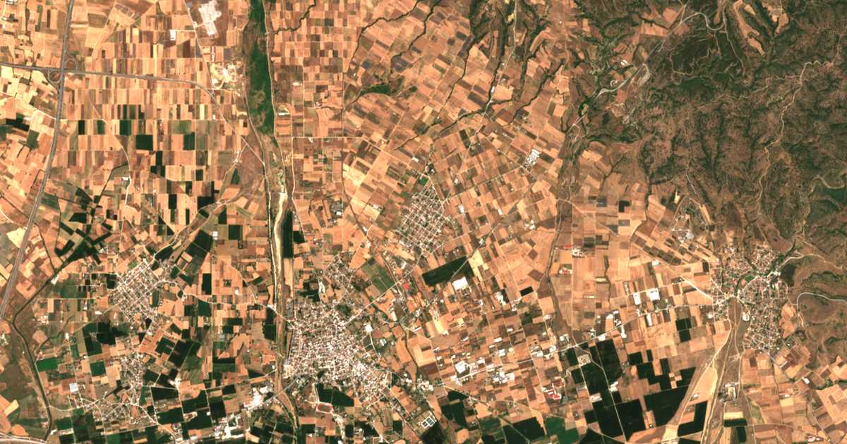 Carte satellite de Chryssavgí