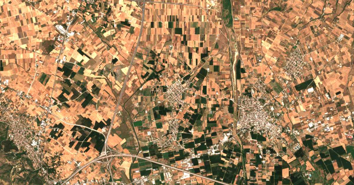 Carte satellite de Iráklion