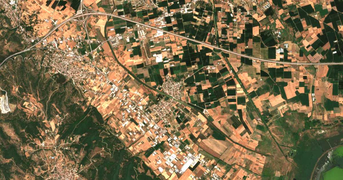 Carte satellite de Kavallárion