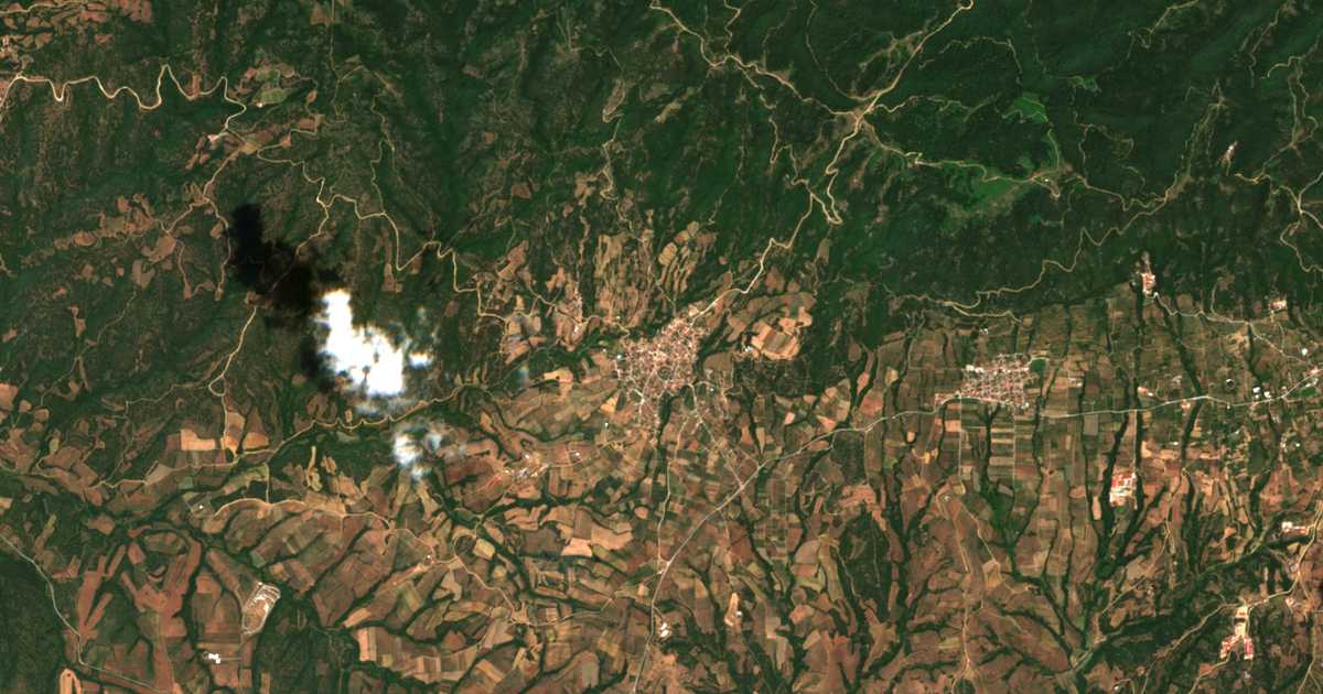 Carte satellite de Kryonéri