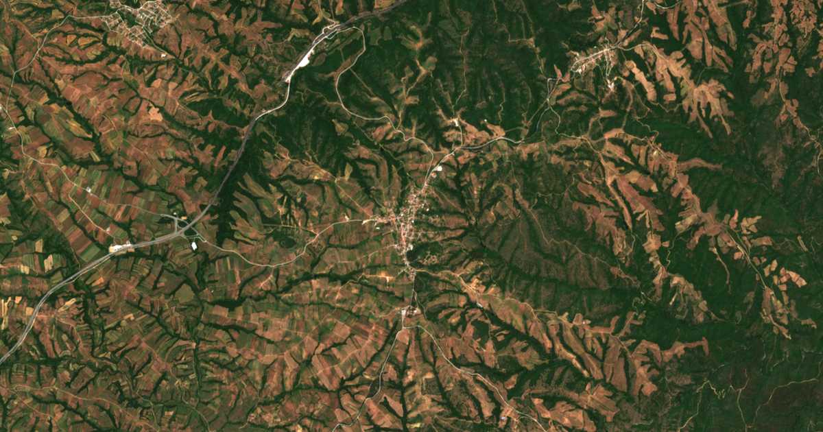 Carte satellite de Lachanás