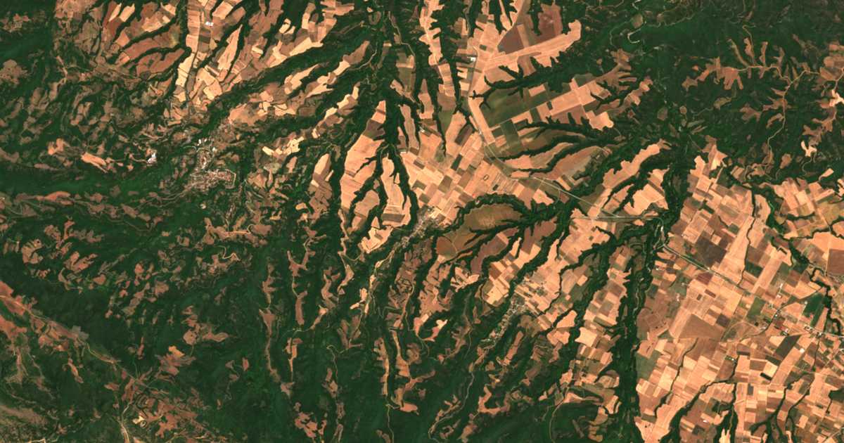 Carte satellite de Sarakína