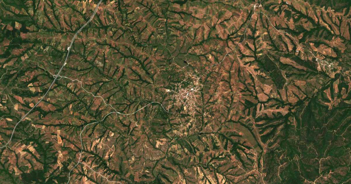 Carte satellite de Xylópoli