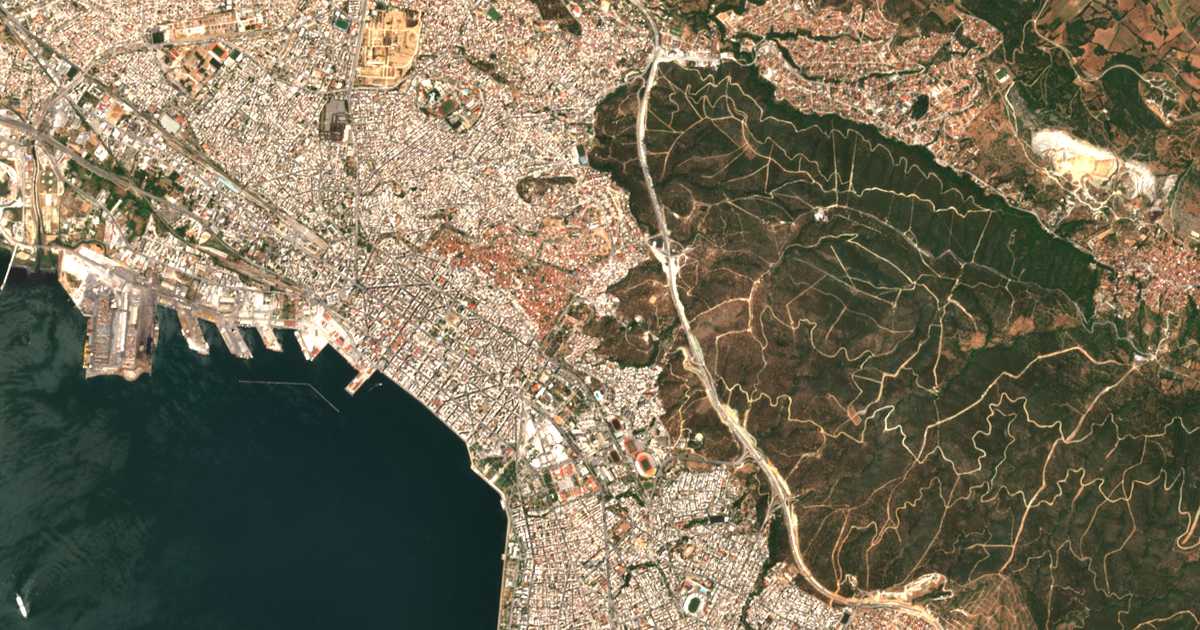 Carte satellite de Ágios Pávlos