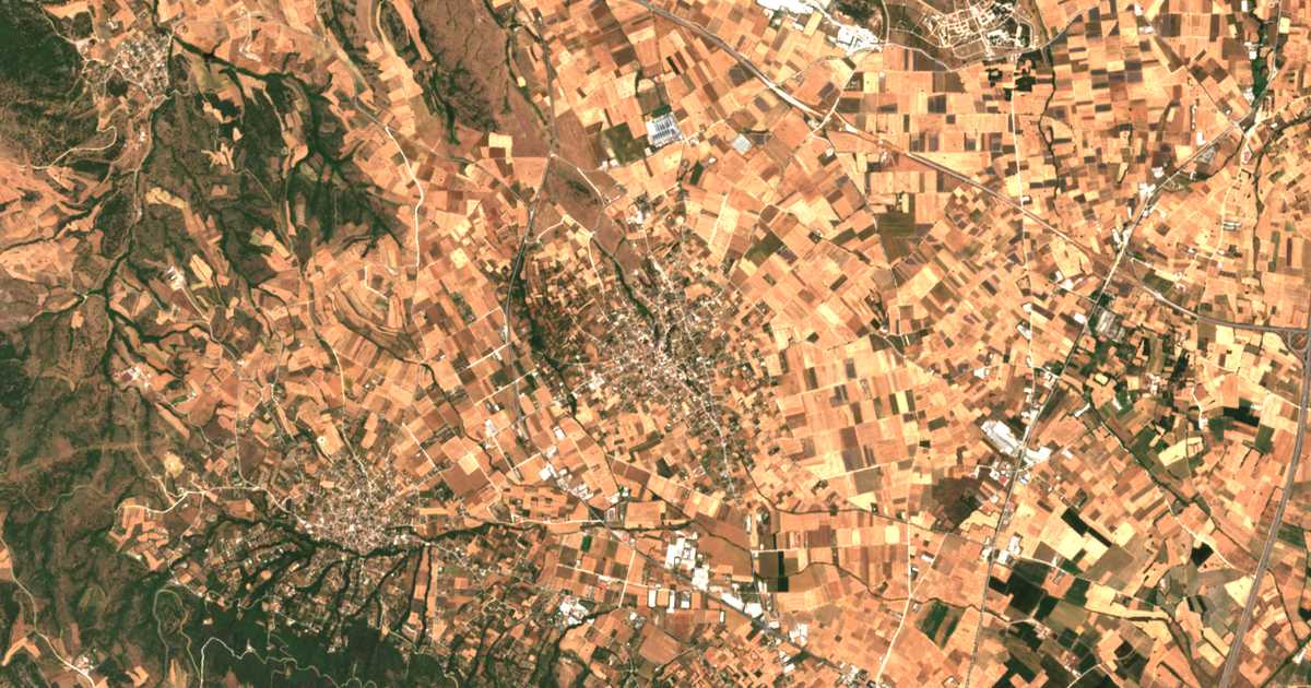 Carte satellite de Drymós