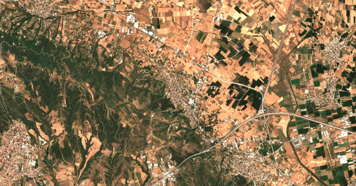 Carte satellite de Lití