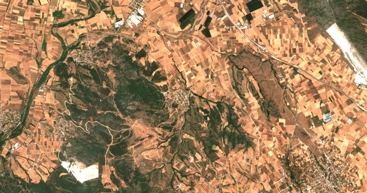 Carte satellite de Monólofon