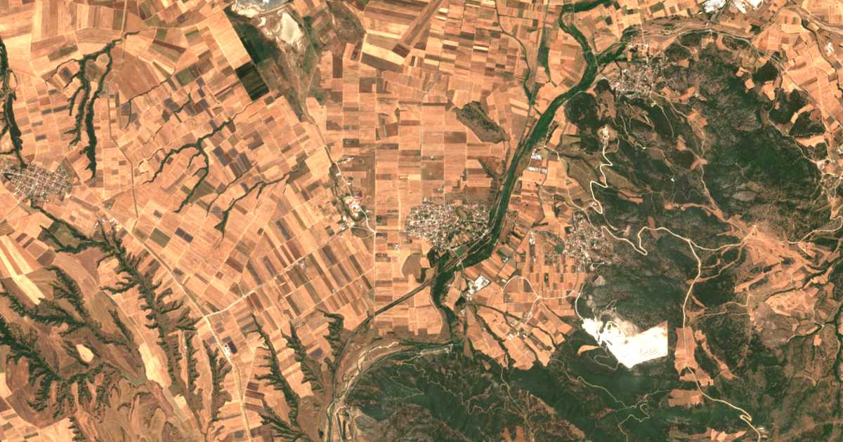 Carte satellite de Néa Filadélfia
